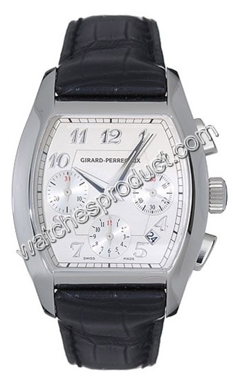 Girard Perregaux Silver Dial Mens Watch 27650-0-11-1151C