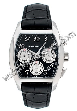 Girard Perregaux Black Dial Mens Watch 27650-0-11-6871