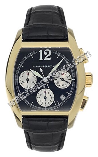 Girard Perregaux Black Dial Mens Watch 27650-0-51-6151