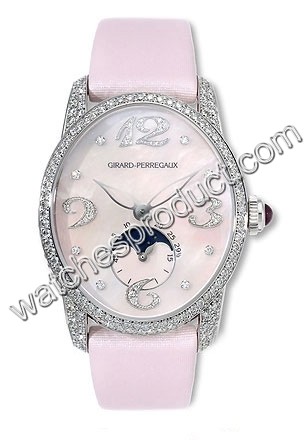 Girard Perregaux Pink Mother-of-pearl With Diamonds Dial Watch 80490-D53-P963-KK9D