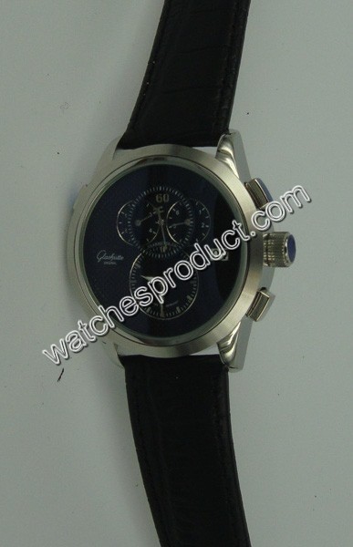 Glashutte black Dial Watch 6798