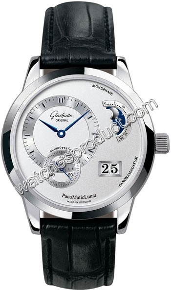 Glashutte Silver Dial Mens Watch 90-02-02-02-04