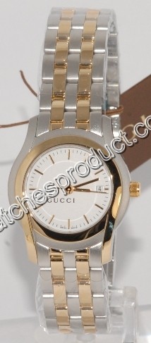 Gucci Steel & Gold Watch YA055520