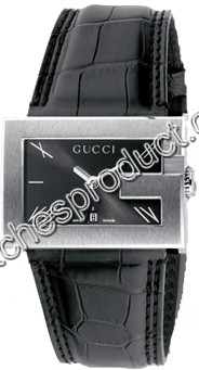 Gucci 100 G-Rectangle YA100302 Mens Watch