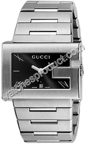 Gucci 100 G-Rectangle YA100305 Mens Watch