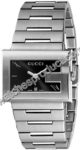 Gucci 100 G-Rectangle Ladies Watch YA100505