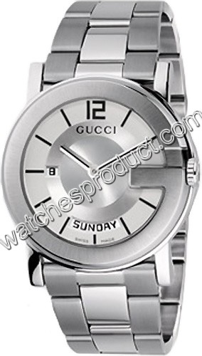 Gucci silver Dial Mens Watch YA101306