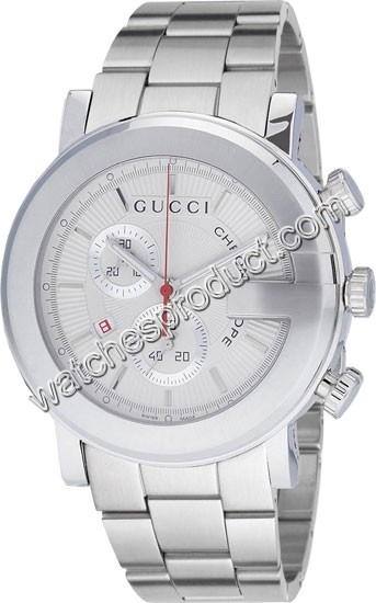 Gucci White Dial Mens Watch YA101339