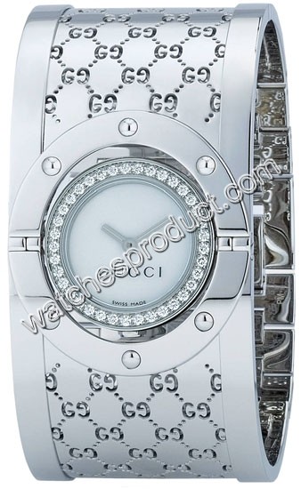 Gucci White Mother-of-Pearl Dial Watch ya112415