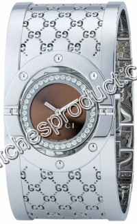 Gucci Brown Sunbrushed Dial ladies Watch YA112416