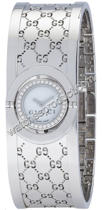 Gucci White Mother of Pearl Dial Watch YA112511