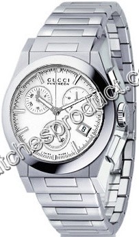 Gucci White Lacquered Dial Watch YA115407