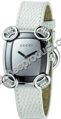 Gucci Horsebit Cocktail Steel with Diamonds Watch YA117506