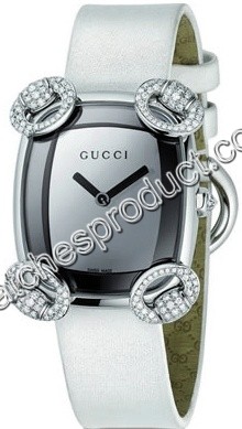 Gucci White Gold set with Diamonds Watch YA117508