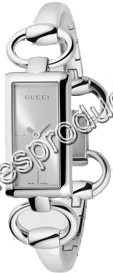 Gucci Silver Sun-Brushed Dial Watch YA119502