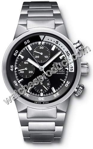 IWC Black Dial Watch 3719-28