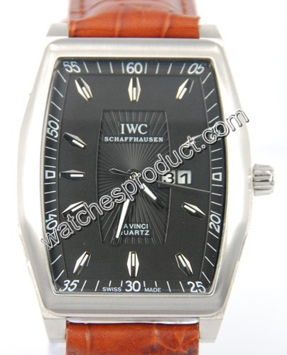 IWC Black Dial Mens Watch 6608