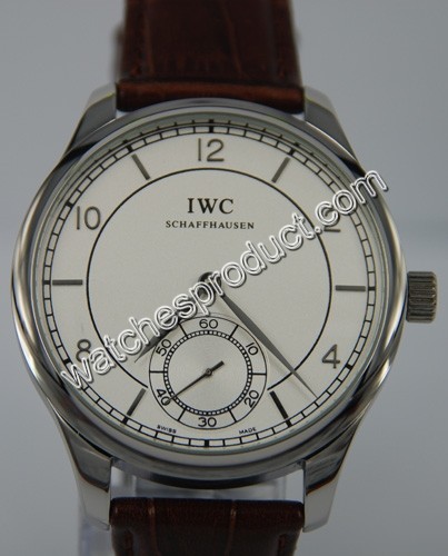 IWC White Dial Mens Watch 6638