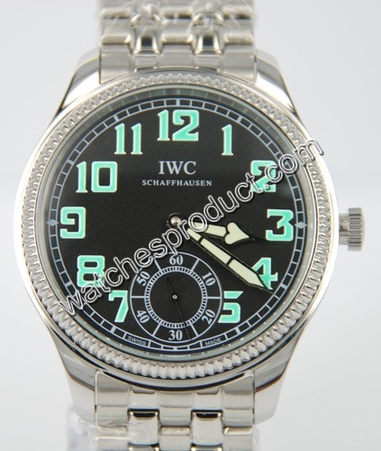 IWC Black Dial Mens Watch 6662