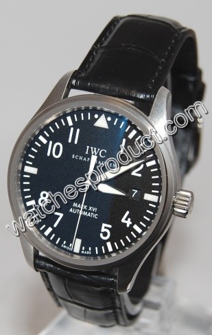 IWC Black Arabic Dial Watch IW325501