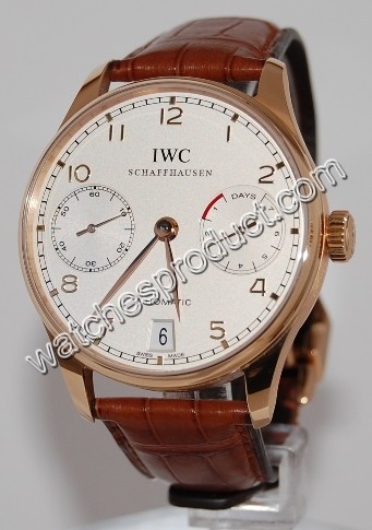 IWC Silver Dial Mens Watch IW500101