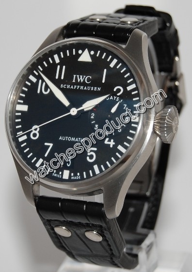 IWC Black Arabic Dial Mens Watch IW500401