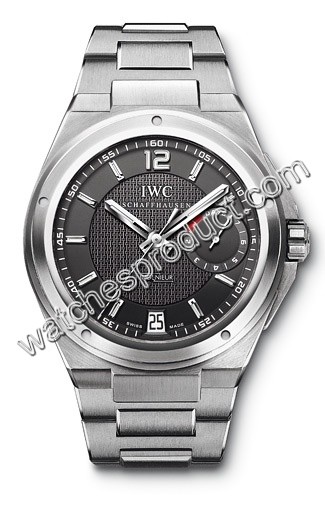 IWC Black Baton Dial Mens Watch IW500505