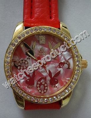 Jacob & Co. Red mother of pearl Dial Ladies Watch 6588