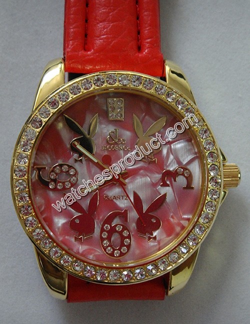 Jacob & Co. Red mother of pearl Dial Watch 7515