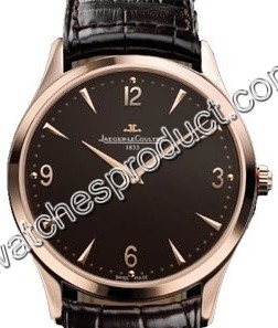 Jaeger LeCoultre Black Quarter Arabic Dial Watch 1342450