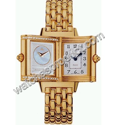 Jaeger LeCoultre Reverso Duetto Yellow Gold Watch 2661120