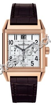 Jaeger LeCoultre Reverso Squadra Chronograph Pink Gold Watch 7012620