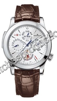 Jaeger LeCoultre Master Grande Reveil Steel Watch A163842A