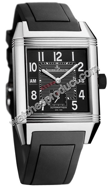 Jaeger LeCoultre Black, Guilloche center Dial Watch Q700868P