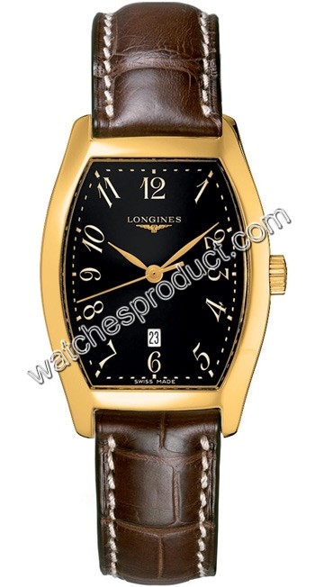 Longines Black Dial Watch L2.155.6.53.2