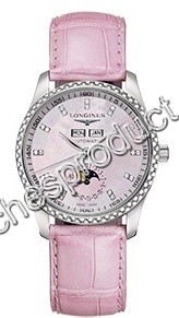 Longines Pink Diamond Dial Ladies Watch L2.503.0.97.3