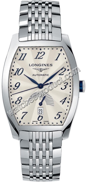 Longines Silver Guilloche Dial Watch L2.672.4.73.6