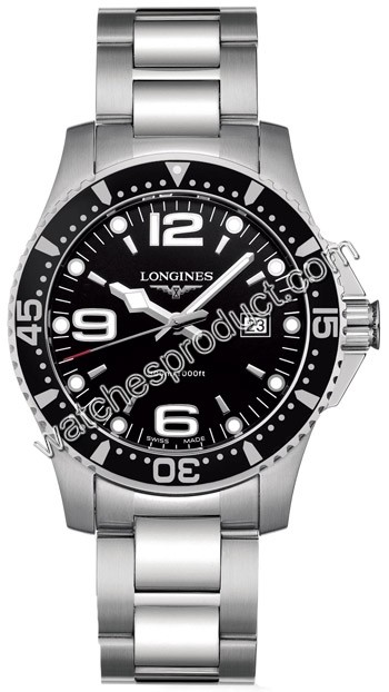 Longines Black Dial Mens Watch L3.640.4.56.6