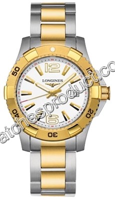 Longines Hydro Conquest Steel & Gold Watch L3.647.3.16.7