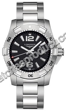 Longines Black Baton Dial Mens Watch L3.649.4.56.6