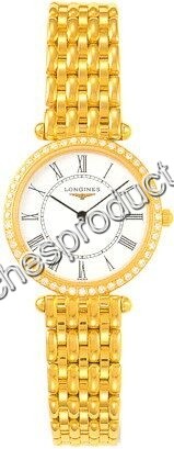 Longines L4.191.7.11.6 Gold with Diamonds Watch