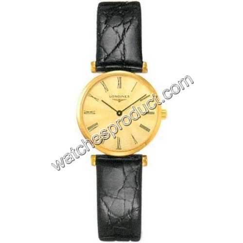 Longines Champagne Roman Numeral Dial Ladies Watch L4.209.2.41.2