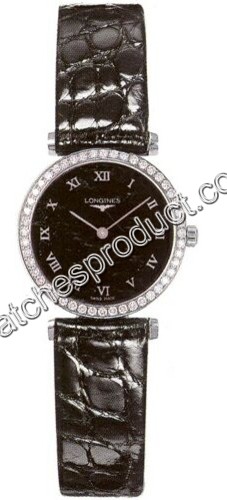 Longines Black Roman Numeral Dial Watch L4.241.0.51.2