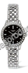 Longines Black Diamond Dial Watch L4.274.0.57.6