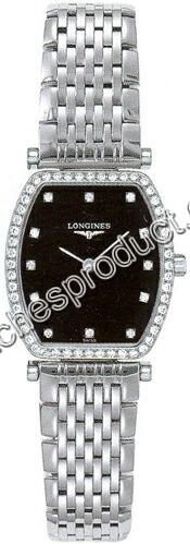 Longines Black Diamond Dial Watch L4.288.0.58.6