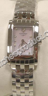 Longines Pink Mother of Pearl Diamond Dial Watch L5.155.4.93.6