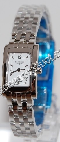 Longines White Baton Dial Ladies Watch L5.158.4.16.6