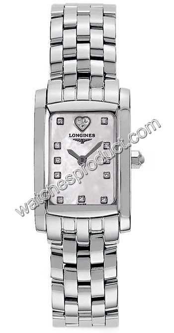 Longines Mother-of-Pearl - with 11 diamonds + 3 Dial Ladies Watch L5.158.4.94.6