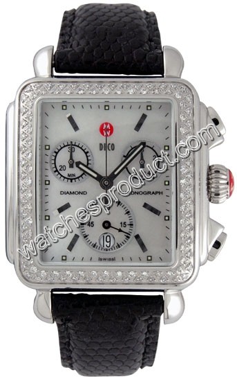 Michele White mother-of-pearl Dial Watch 06A000058