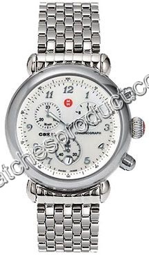 Michele White mother-of-pearl Dial Watch MWW03B000124